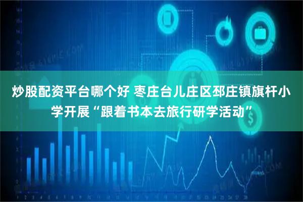 炒股配资平台哪个好 枣庄台儿庄区邳庄镇旗杆小学开展“跟着书本去旅行研学活动”