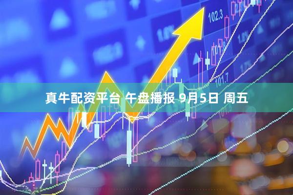真牛配资平台 午盘播报 9月5日 周五